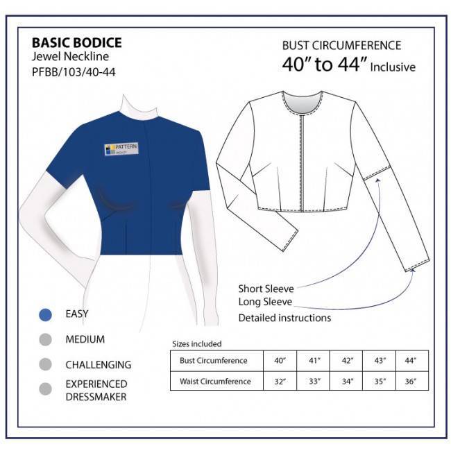 Basic Bodice 103/40 to 44-1