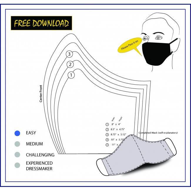 Face Mask Pattern-1
