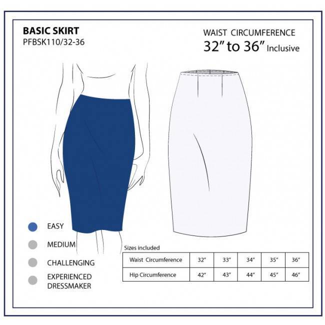 Basic Skirt 110/32 to 36-1