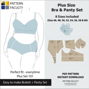 Plus Size Bra and Panty set