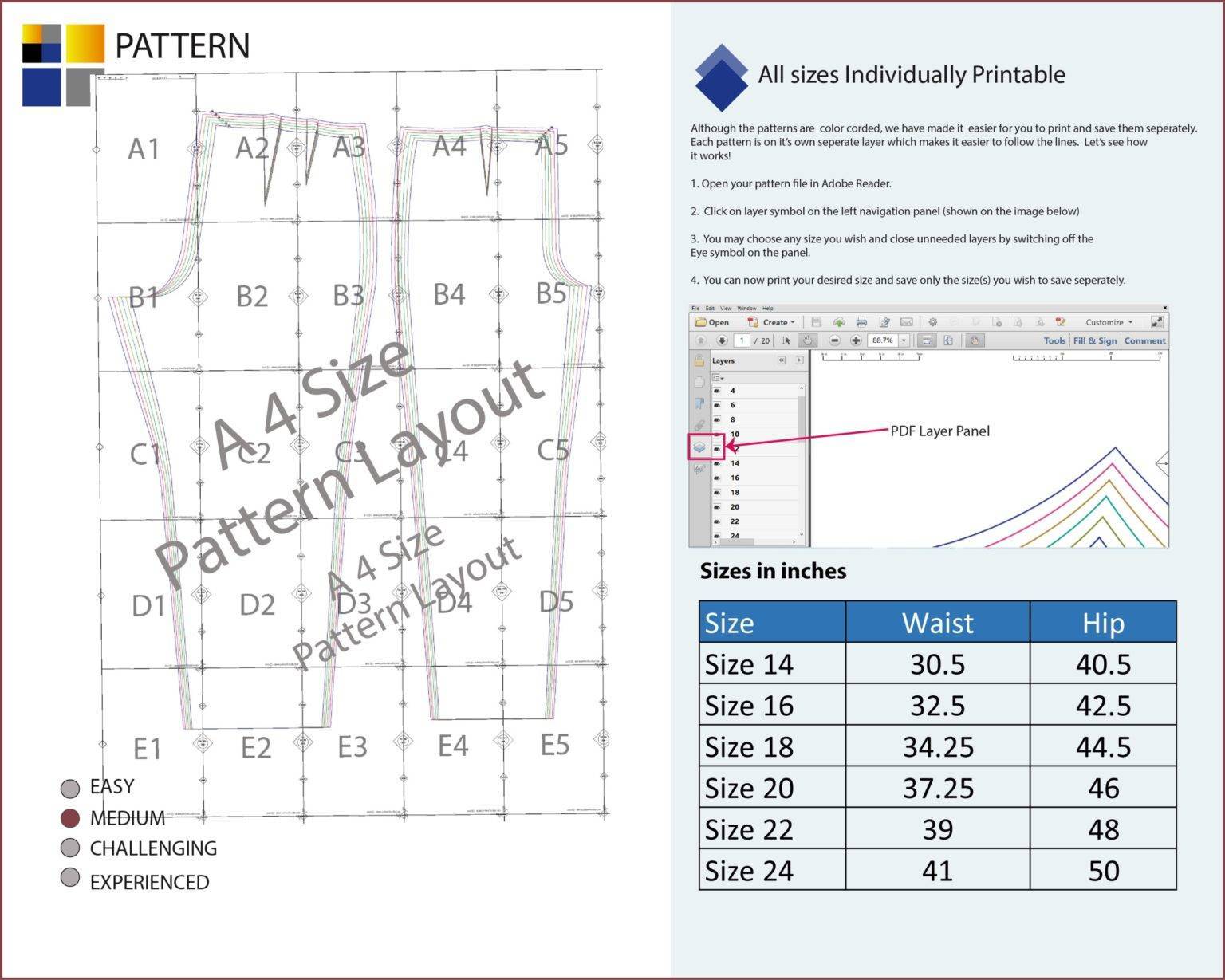 Women???s Basic Pants Sizes 14 to 24-2