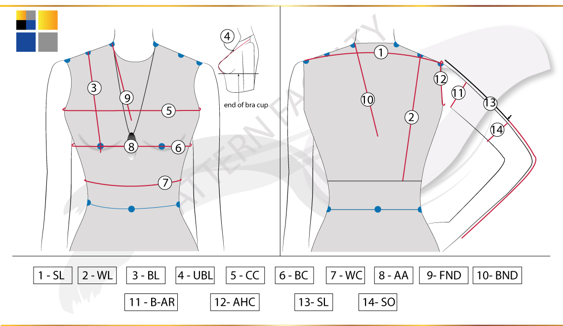 How to Take Measurements for Saree Blouse 1